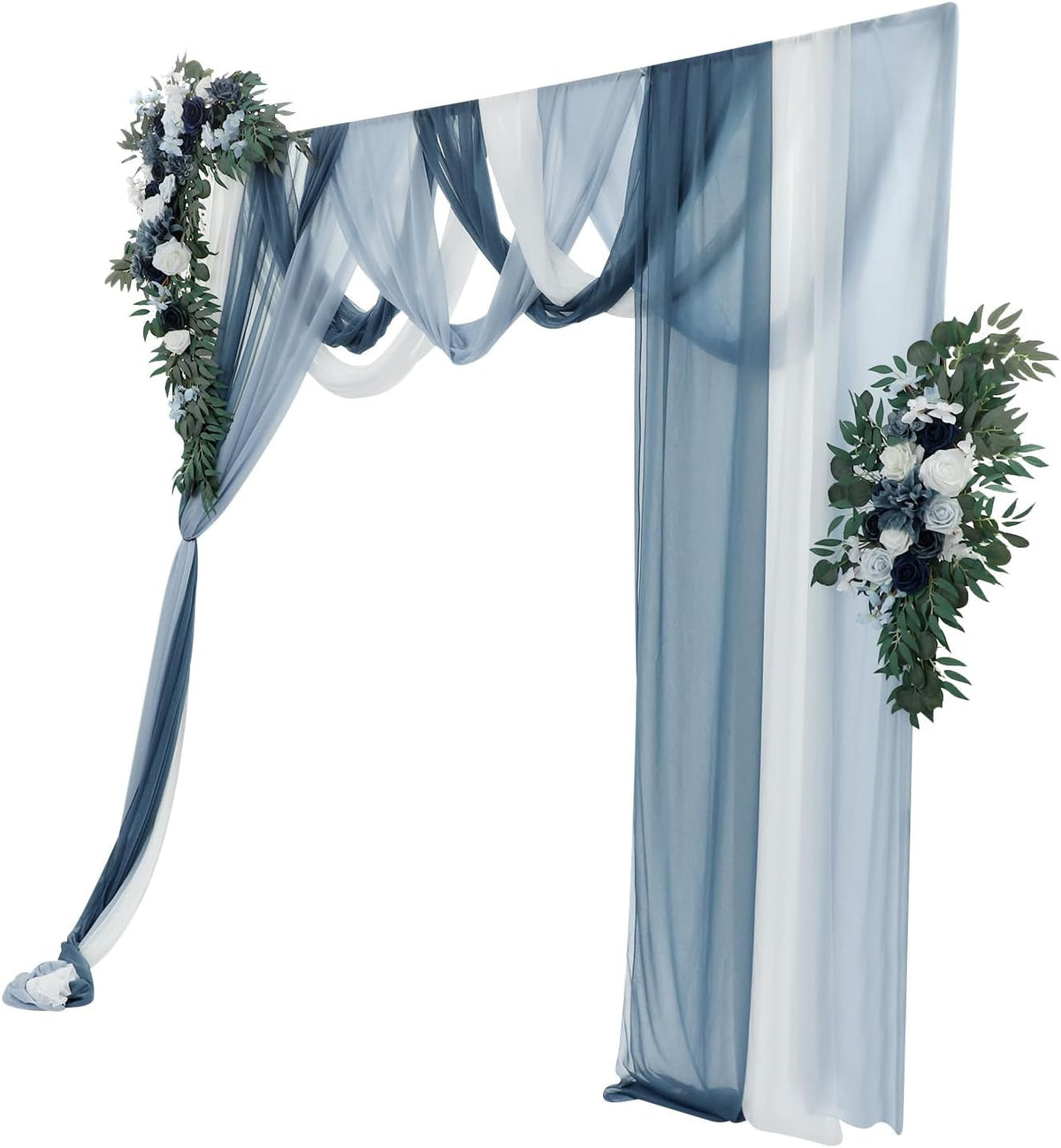 Blue arch flower kit for weddings and celebrations
