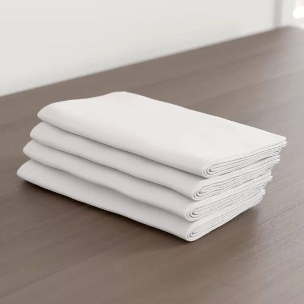 White table napkins for receptions and celebrations