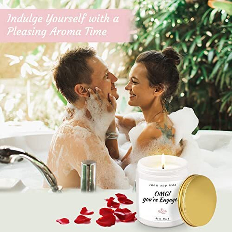 Matching fiancé and fiancée gift set