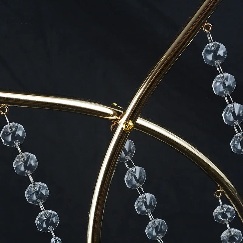 Gold centerpiece stands for floral arrangements