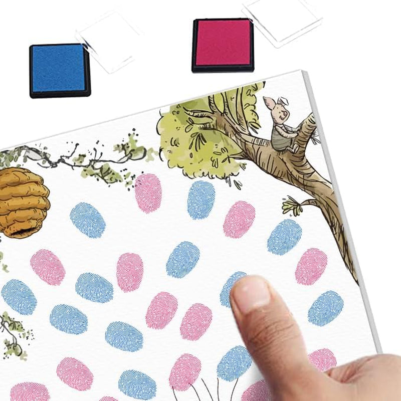 Bear baby shower fingerprint keepsake activity