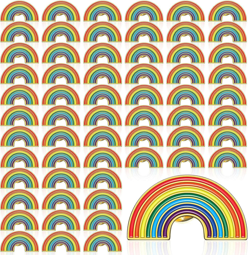 Rainbow Pride enamel pins