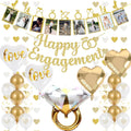 Gold engagement party decoration kit