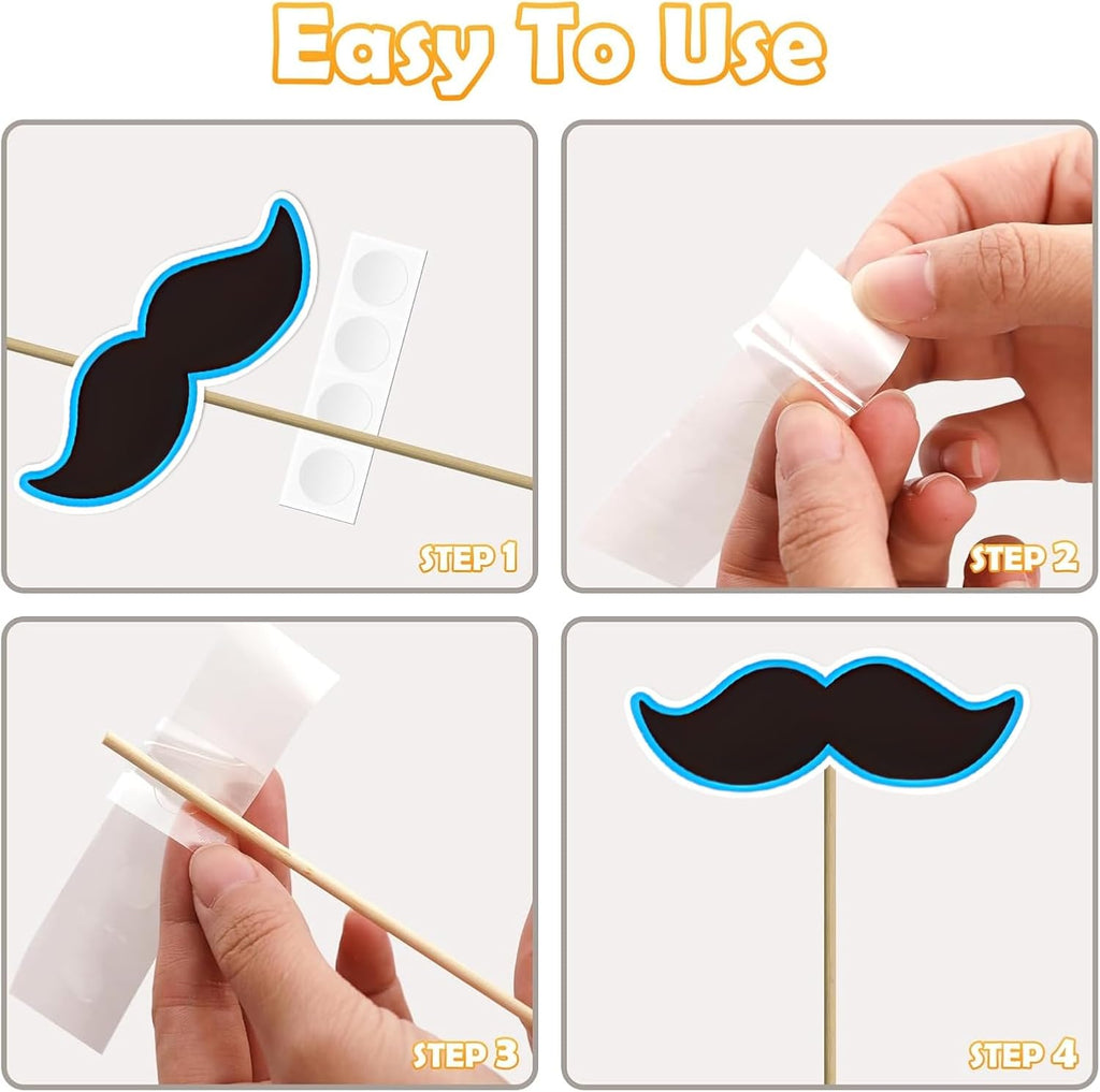 Pink and blue gender reveal party props