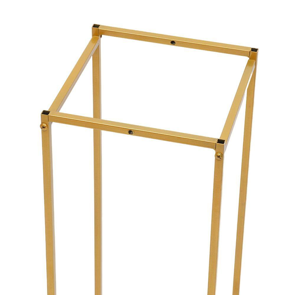 Gold event centerpiece stand set