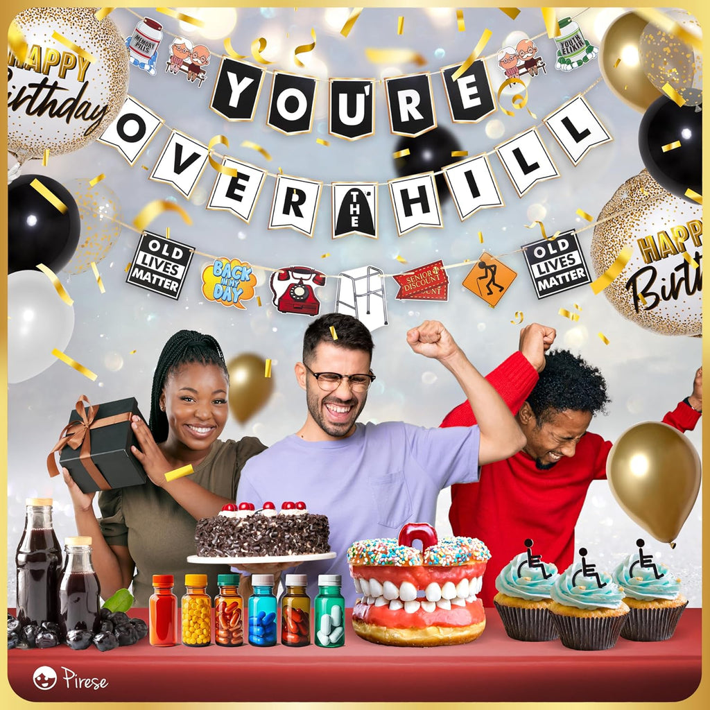 Over-the-Hill celebration décor set