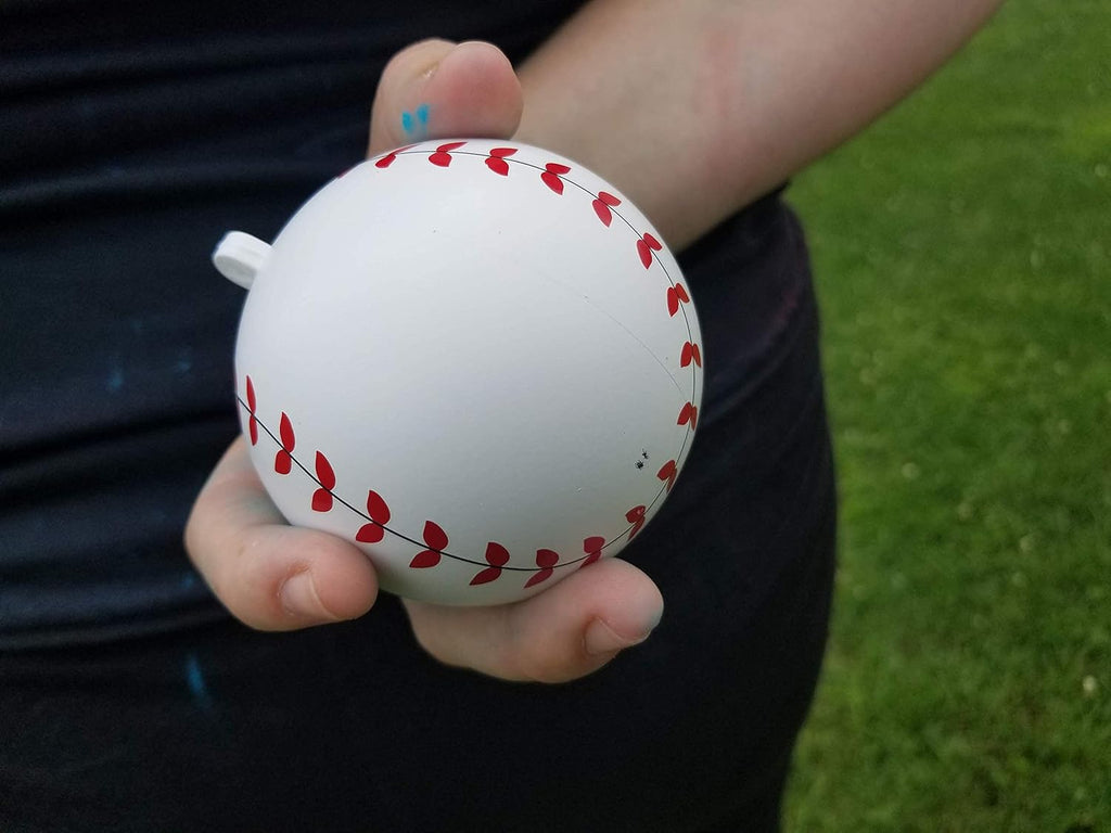 Pink gender reveal baseball for outdoor celebrations
