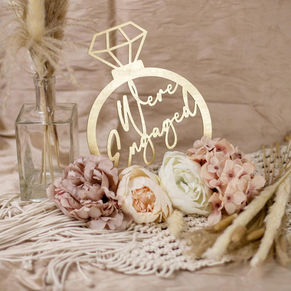 “We’re Engaged” table sign