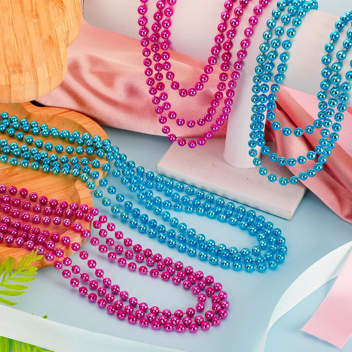 Gender reveal guest bead accessories