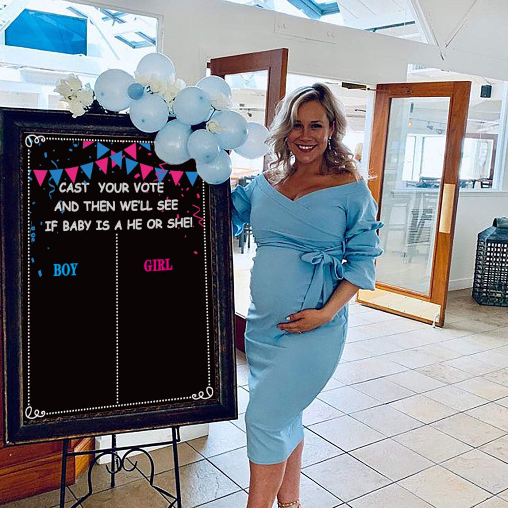 Boy or girl party game for baby reveal celebrations