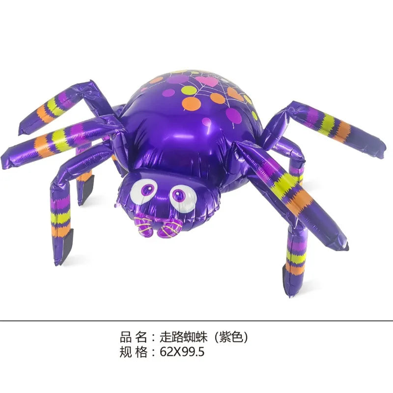 Halloween spider balloon for indoor event décor