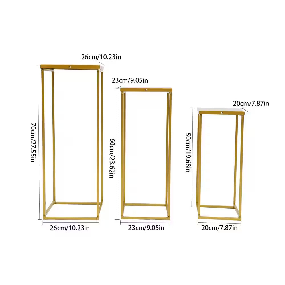 Metal floral display stands for events