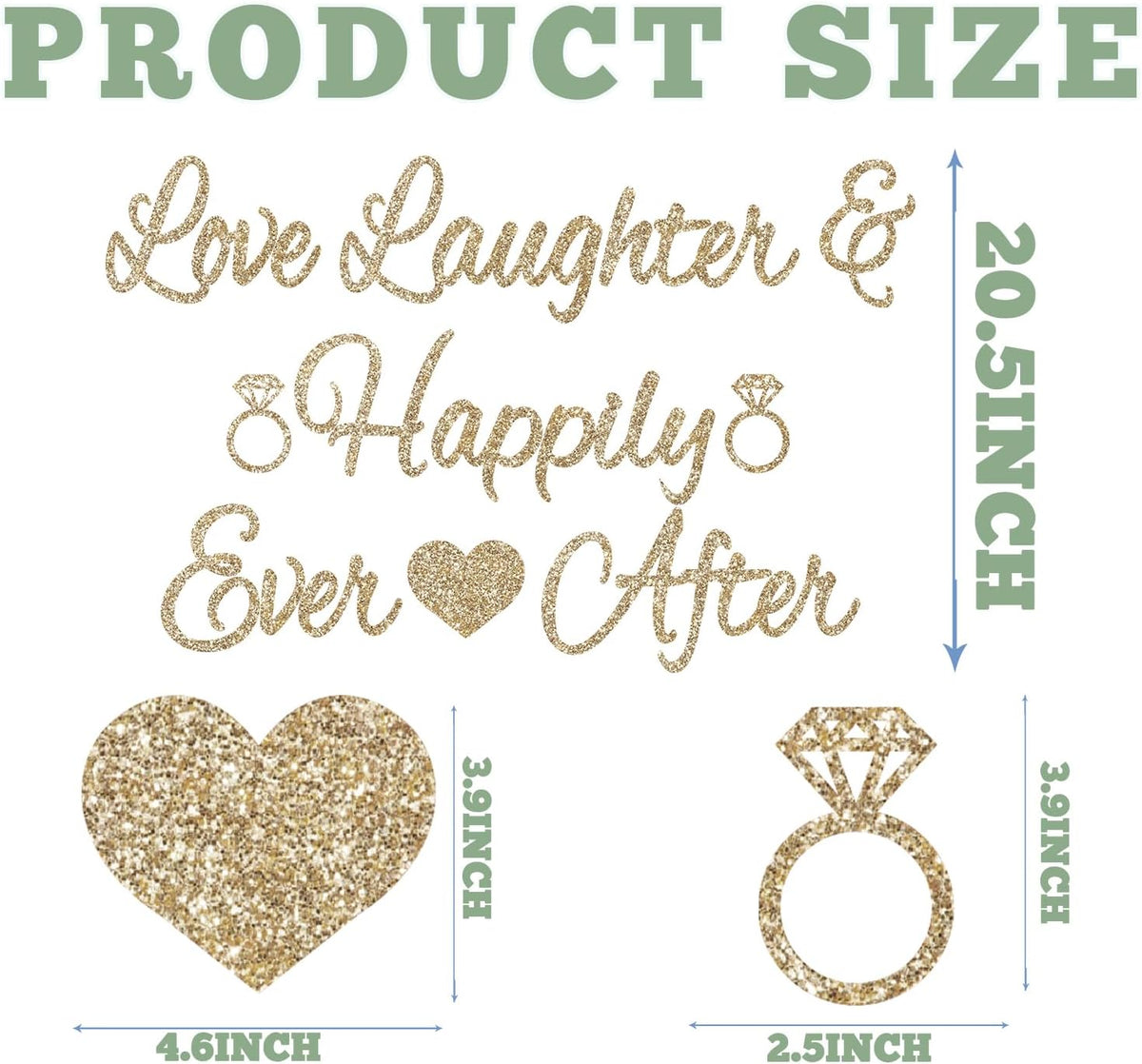 Sage green bridal party décor assortment