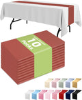 Terracotta disposable table runners for event décor