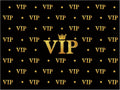 Black and gold VIP photography backdrop