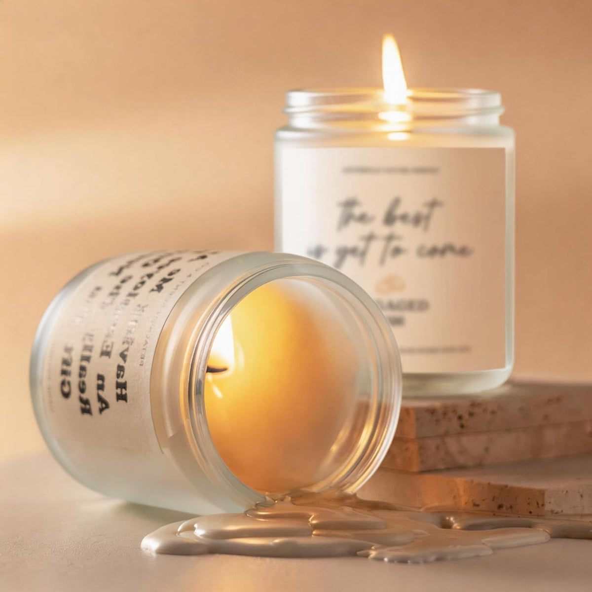 Best Is Yet to Come engagement gift candle