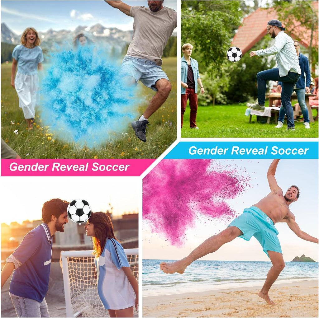 Soccer ball gender reveal activity kit