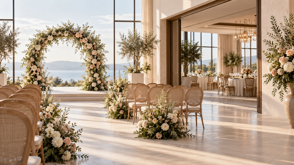 Editorial ceremony and reception environment